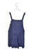 A Navy Overall Shorts from Guess in size 10Y for girl. (Back View)