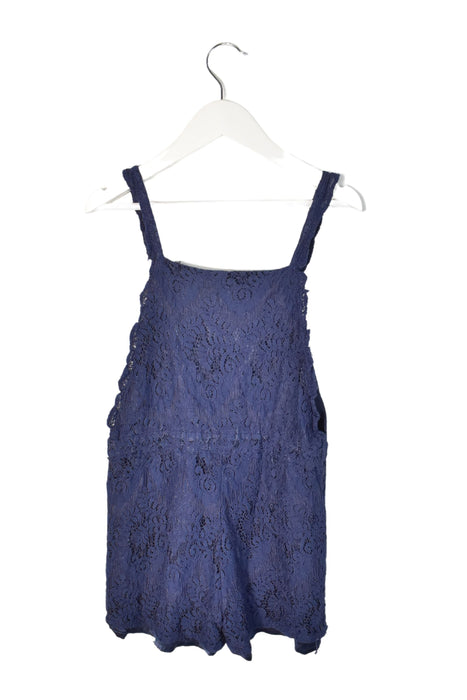A Navy Overall Shorts from Guess in size 10Y for girl. (Back View)