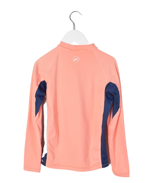 A Pink Rash Guards from O'Neill in size 10Y for girl. (Back View)