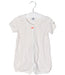 A White Short Sleeve Rompers from Petit Bateau in size 3-6M for girl. (Back View)