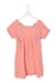 A Pink Short Sleeve Dresses from Chateau de Sable in size 8Y for girl. (Back View)