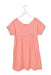 A Pink Short Sleeve Dresses from Chateau de Sable in size 8Y for girl. (Front View)