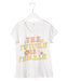 A White Short Sleeve T Shirts from Seed in size 9Y for girl. (Back View)