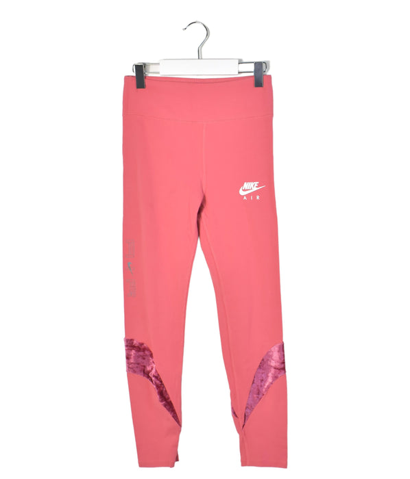 A Pink Leggings from Nike in size L for girl. (Back View)