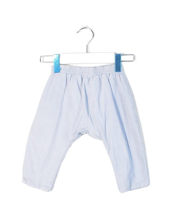 A Blue Casual Pants from Petit Bateau in size 3-6M for boy. (Back View)