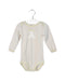 A Grey Long Sleeve Bodysuits from Petit Bateau in size 6-12M for boy. (Back View)