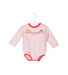 A Pink Long Sleeve Bodysuits from Fendi in size 3-6M for girl. (Back View)