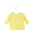 A Yellow Crewneck Sweatshirts from Seed in size 0-3M for girl. (Front View)