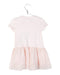 A Pink Short Sleeve Dresses from Seed in size 3-6M for girl. (Back View)