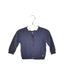 A Navy Cardigans from Petit Bateau in size 3-6M for girl. (Back View)