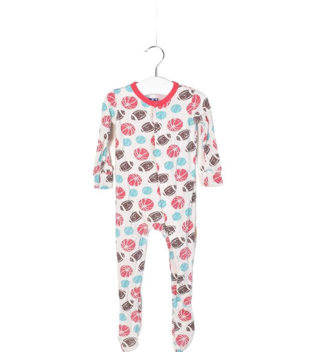 A White Long Sleeve Jumpsuits from KicKee Pants in size 6-12M for neutral. (Back View)