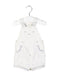 A White Overall Shorts from Mayoral in size 6-12M for neutral. (Front View)