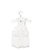 A White Overall Shorts from Mayoral in size 6-12M for neutral. (Back View)