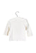 A White Long Sleeve Tops from Seed in size 3-6M for girl. (Back View)