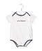 A White Short Sleeve Bodysuits from Emporio Armani in size 6-12M for boy. (Back View)