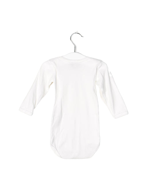 A Navy Long Sleeve Bodysuits from Petit Bateau in size 3-6M for neutral. (Front View)