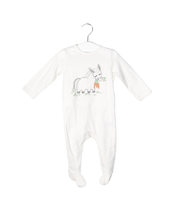A White Long Sleeve Jumpsuits from Stella McCartney in size 3-6M for neutral. (Back View)