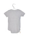 A Blue Short Sleeve Bodysuits from Elegant Baby in size 6-12M for boy. (Back View)