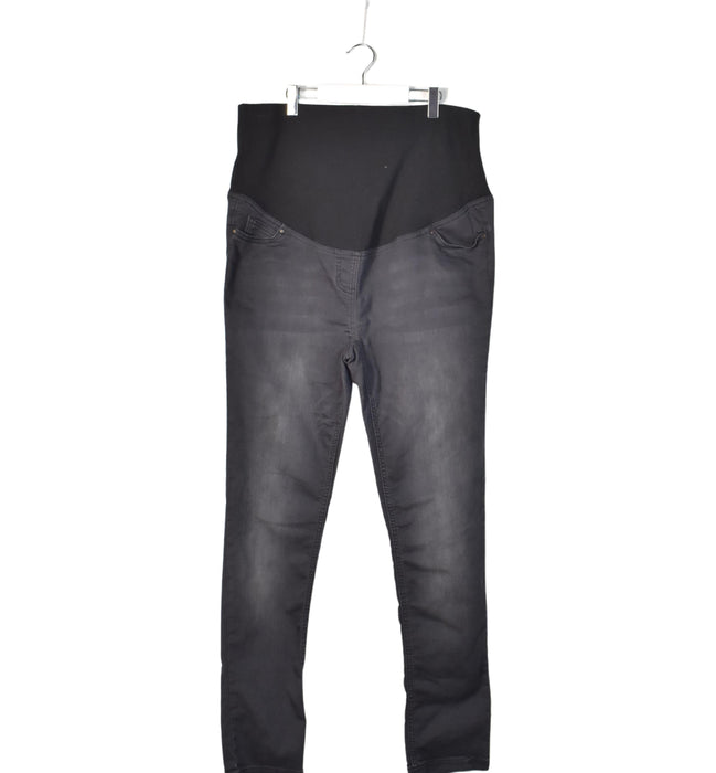 A Black Jeggings from Jojo Maman Bébé in size M for maternity. (Front View)