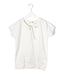 A White Short Sleeve Tops from Bonpoint in size 12Y for girl. (Front View)