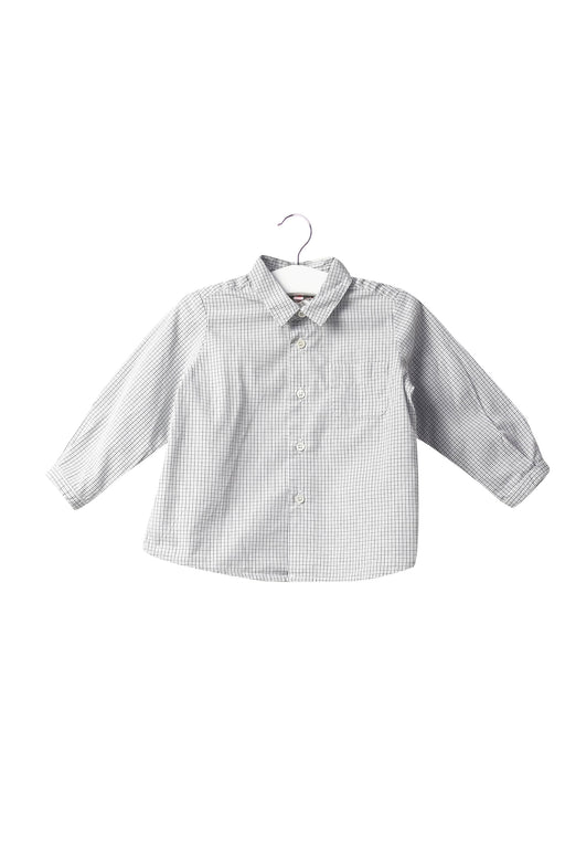 A Navy Shirts from Bonpoint in size 6-12M for boy. (Back View)