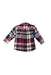 A Navy Shirts from Petit Bateau in size 6-12M for boy. (Back View)