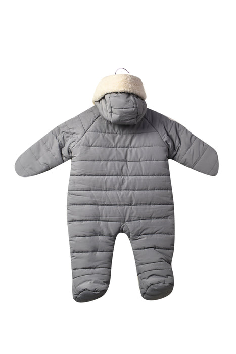 A Grey Long Sleeve Jumpsuits from Jacadi in size 0-3M for neutral. (Back View)