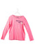 A Pink Long Sleeve Tops from Crewcuts in size 8Y for girl. (Front View)