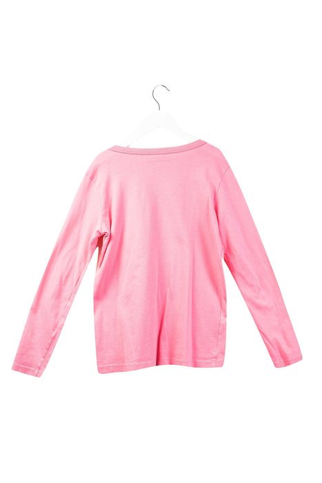 A Pink Long Sleeve Tops from Crewcuts in size 8Y for girl. (Back View)