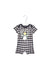 A Blue Short Sleeve Rompers from Milk on the Rocks in size 0-3M for boy. (Front View)