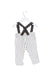 A White Casual Pants from Chicco in size 6-12M for boy. (Back View)