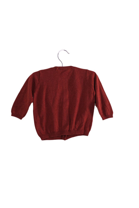 A Orange Cardigans from Caramel in size 6T for girl. (Back View)