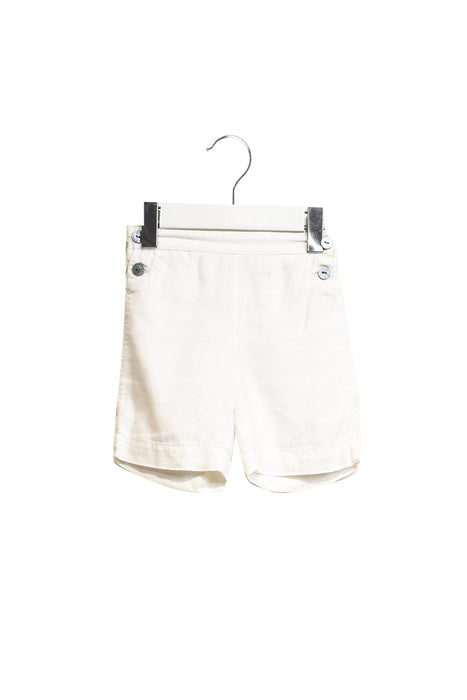 A White Shorts from Jacadi in size 3-6M for girl. (Back View)
