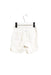 A White Shorts from Jacadi in size 3-6M for girl. (Front View)