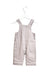 A Beige Long Overalls from Jacadi in size 3-6M for girl. (Front View)