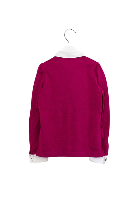 A Purple Long Sleeve Polos from Nicholas & Bears in size 10Y for boy. (Back View)