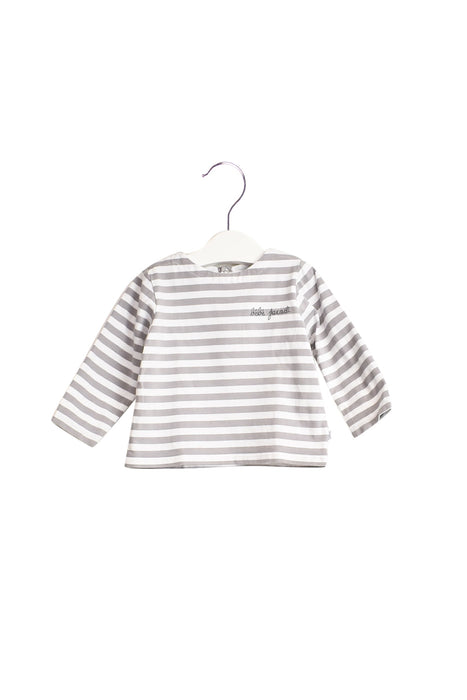 A Multicolour Long Sleeve Tops from Jacadi in size 6-12M for girl. (Back View)
