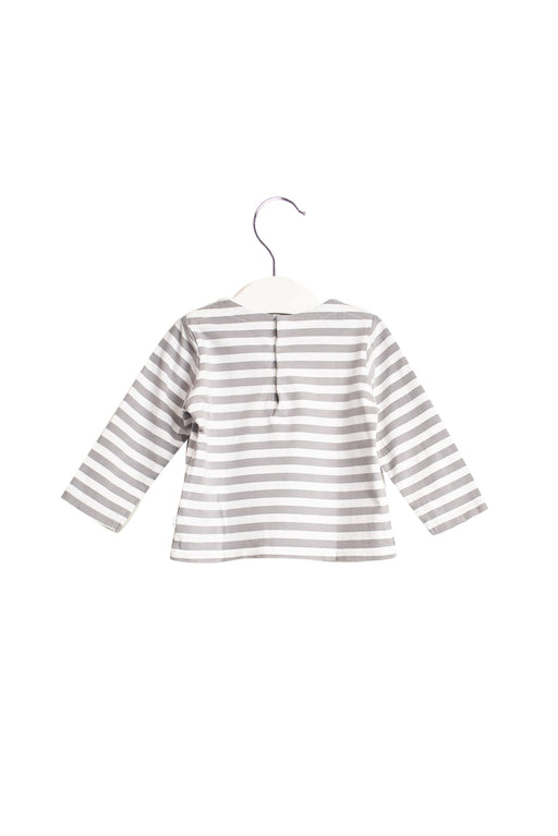 A Multicolour Long Sleeve Tops from Jacadi in size 6-12M for girl. (Front View)