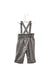 A Grey Long Overalls from Jacadi in size 6-12M for girl. (Back View)