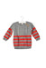 A Grey Knit Sweaters from Seed in size 3-6M for girl. (Front View)