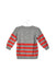 A Grey Knit Sweaters from Seed in size 3-6M for girl. (Back View)