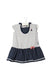 A Red Dress Sets from Tutto Piccolo in size 6-12M for girl. (Front View)
