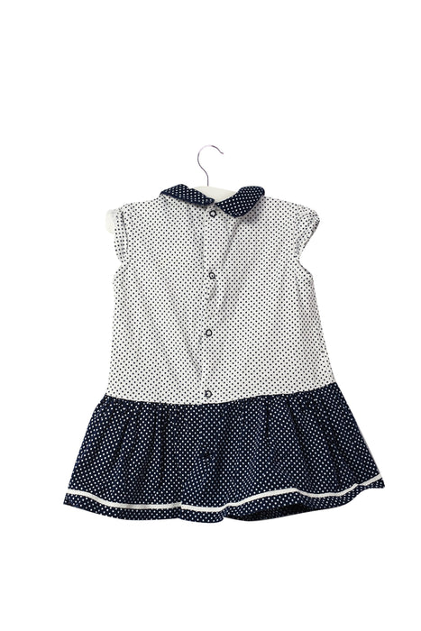 A Red Dress Sets from Tutto Piccolo in size 6-12M for girl. (Back View)