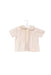 A White Short Sleeve Tops from Rachel Riley in size 3-6M for girl. (Front View)