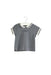 A Navy Short Sleeve Polos from Petit Bateau in size 6-12M for boy. (Front View)