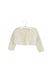 A Ivory Cardigans from Jacadi in size 6-12M for girl. (Back View)