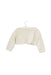 A Ivory Cardigans from Jacadi in size 6-12M for girl. (Front View)