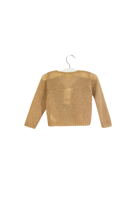 A Pink Cardigans from Bonton in size 6-12M for girl. (Back View)