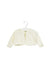 A Ivory Cardigans from Jacadi in size 0-3M for girl. (Back View)