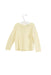 A White Knit Sweaters from Patachou in size 6-12M for girl. (Back View)